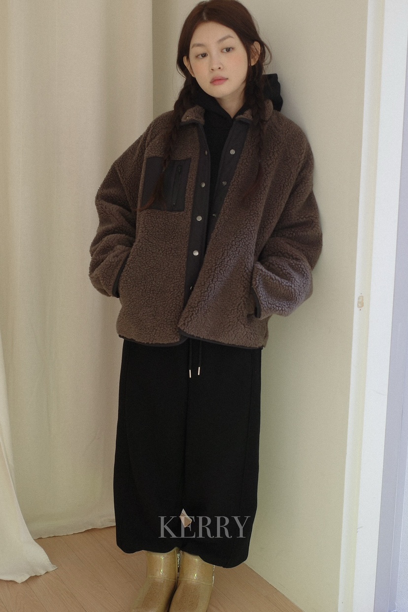KERRY東大門㊣直郵女士新款熱賣推薦25秋冬衛衣連帽拉鏈衫羊毛KERRY衛衣