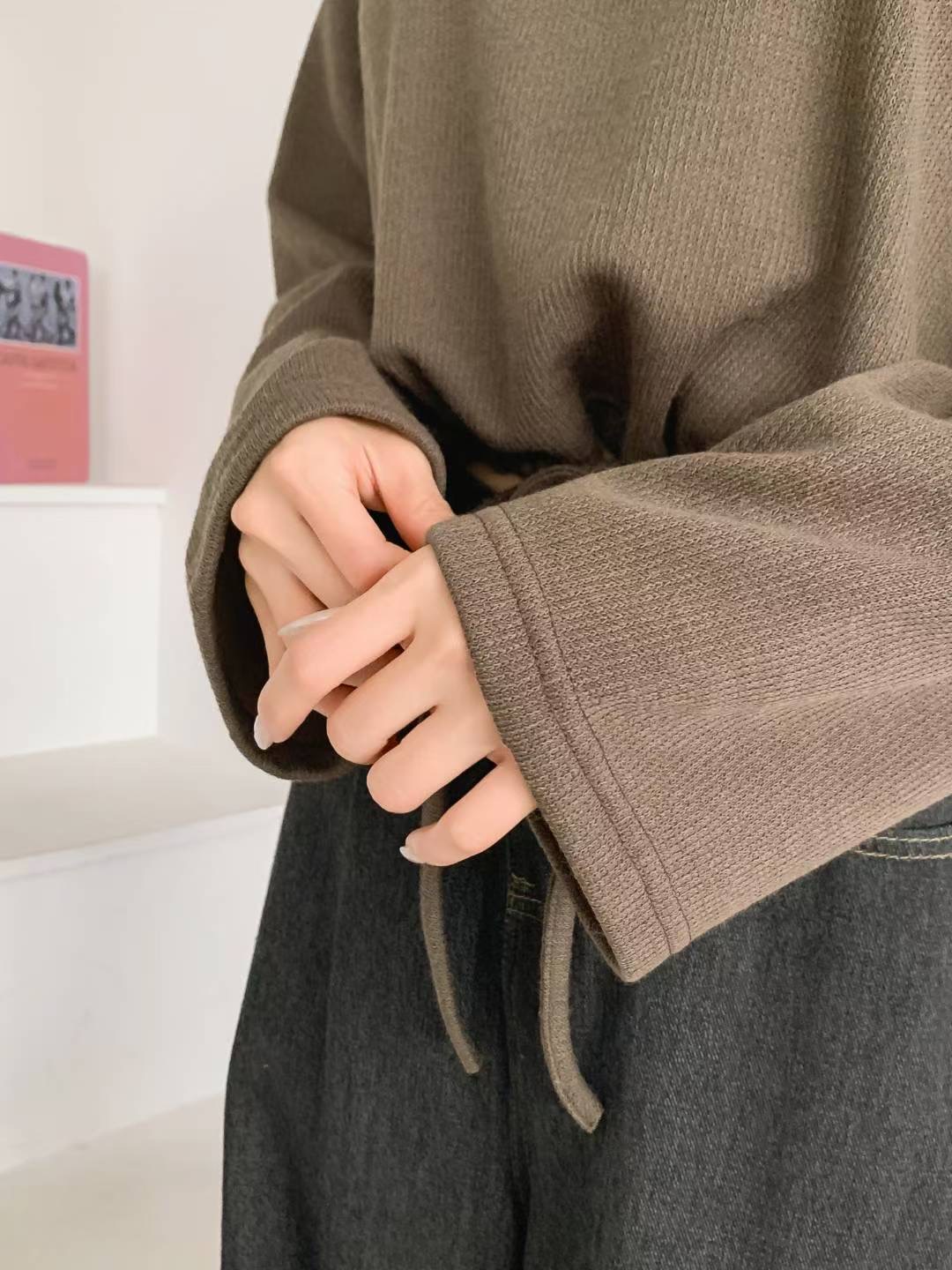 JOY-조이-T韓國直郵㊣女士新品真品推薦時尚休閑人氣長袖T恤JOY-조이-T長袖T恤