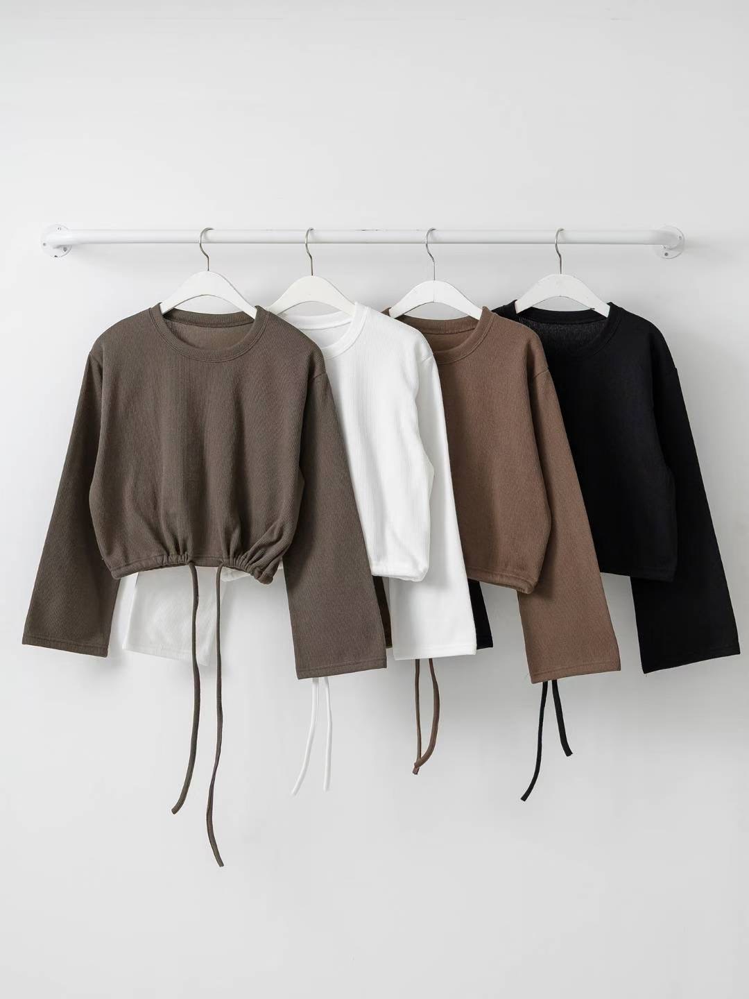 JOY-조이-T韓國直郵㊣女士新品真品推薦時尚休閑人氣長袖T恤JOY-조이-T長袖T恤圖色4左四色