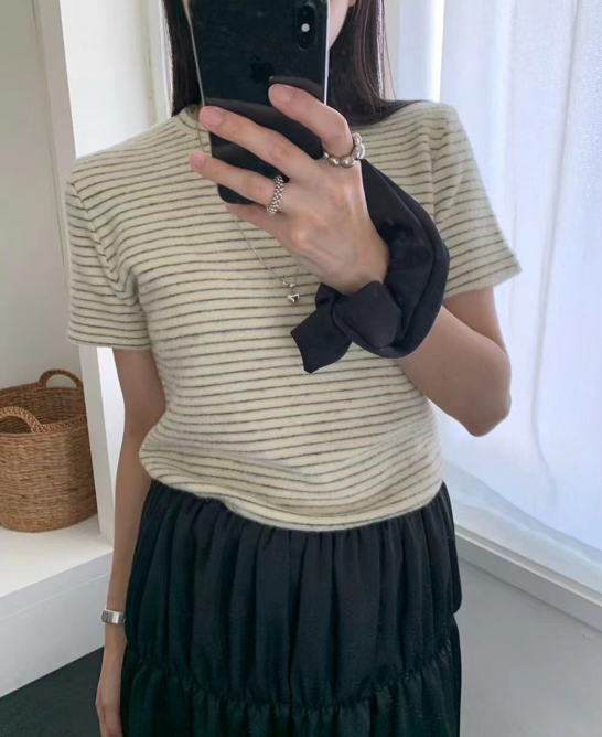 BABY PUSH-베이비푸시-T東大門㊣直郵女裝新款人氣時尚T恤BABY PUSHT恤圖色1