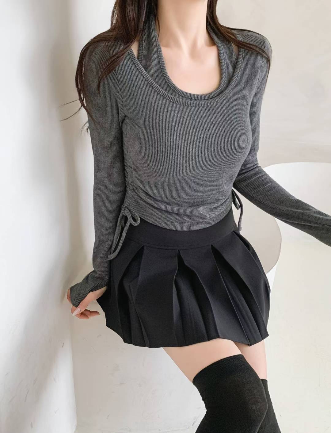 JOY-조이-T東大門㊣實拍女士新品真品熱賣推薦25秋冬長袖T恤JOY-조이-T長袖T恤圖色1