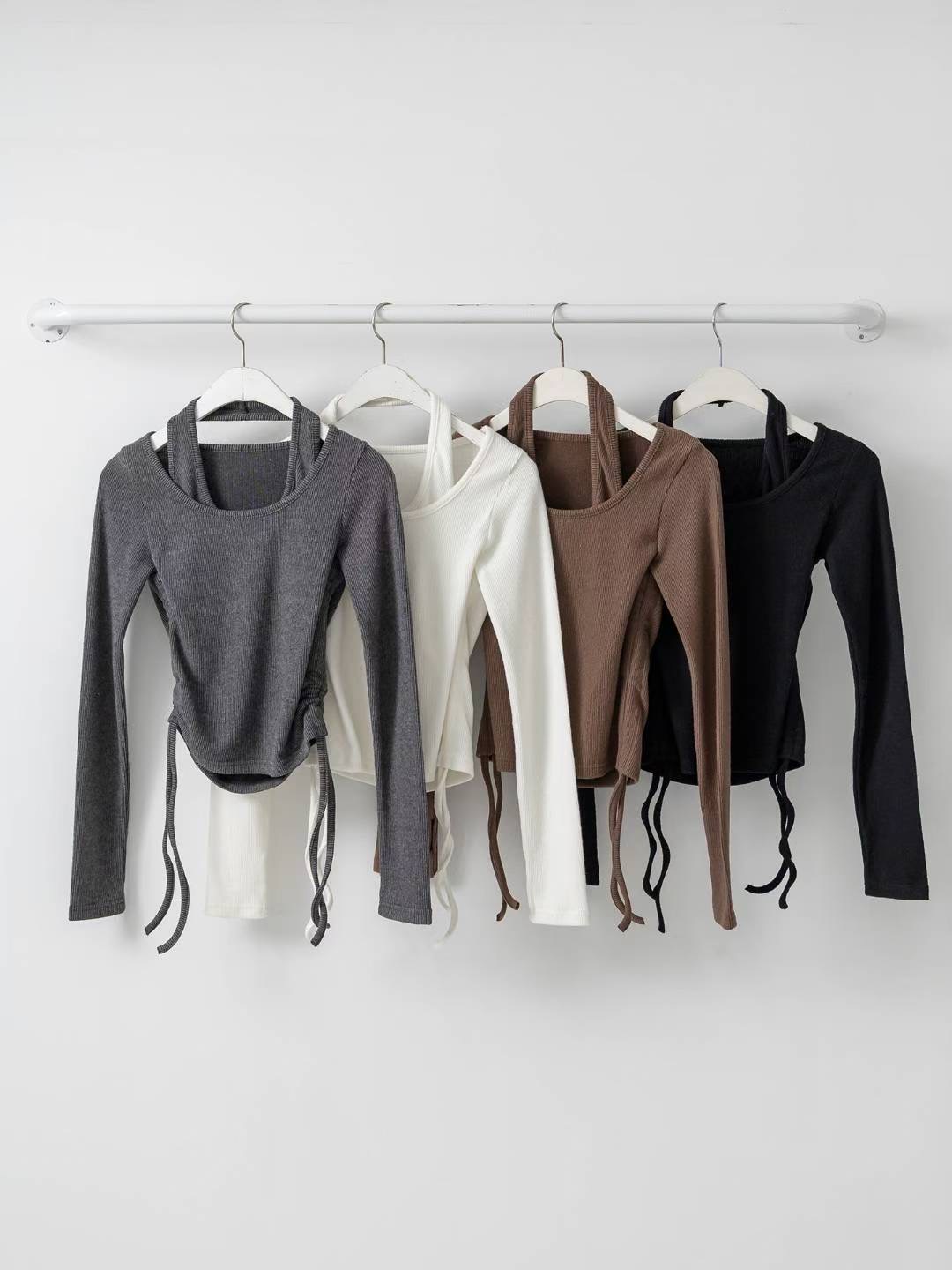 JOY-조이-T東大門㊣實拍女士新品真品熱賣推薦25秋冬長袖T恤JOY-조이-T長袖T恤圖色3左三色