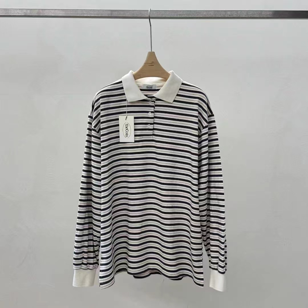 COIN東大門㊣代購女裝新款25秋冬推薦真品人氣休閑職業長袖T恤COIN長袖T恤圖色1