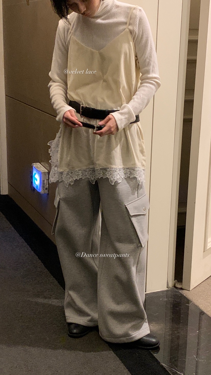 OVER RICH韓國代購㊣女裝新品真品職業時尚25秋冬休閑休閑褲OVER RICH休閑褲