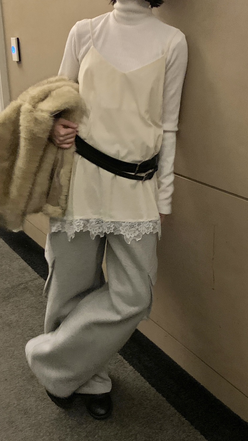 OVER RICH韓國代購㊣女裝新品真品職業時尚25秋冬休閑休閑褲OVER RICH休閑褲