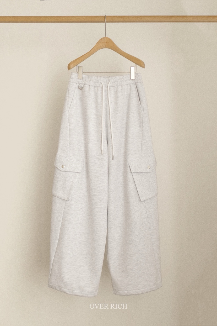 OVER RICH韓國代購㊣女裝新品真品職業時尚25秋冬休閑休閑褲OVER RICH休閑褲圖色1