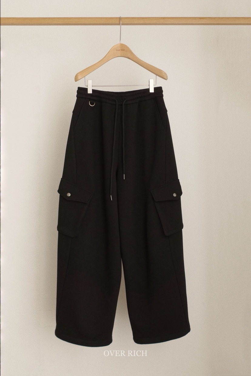 OVER RICH韓國代購㊣女裝新品真品職業時尚25秋冬休閑休閑褲OVER RICH休閑褲圖色3