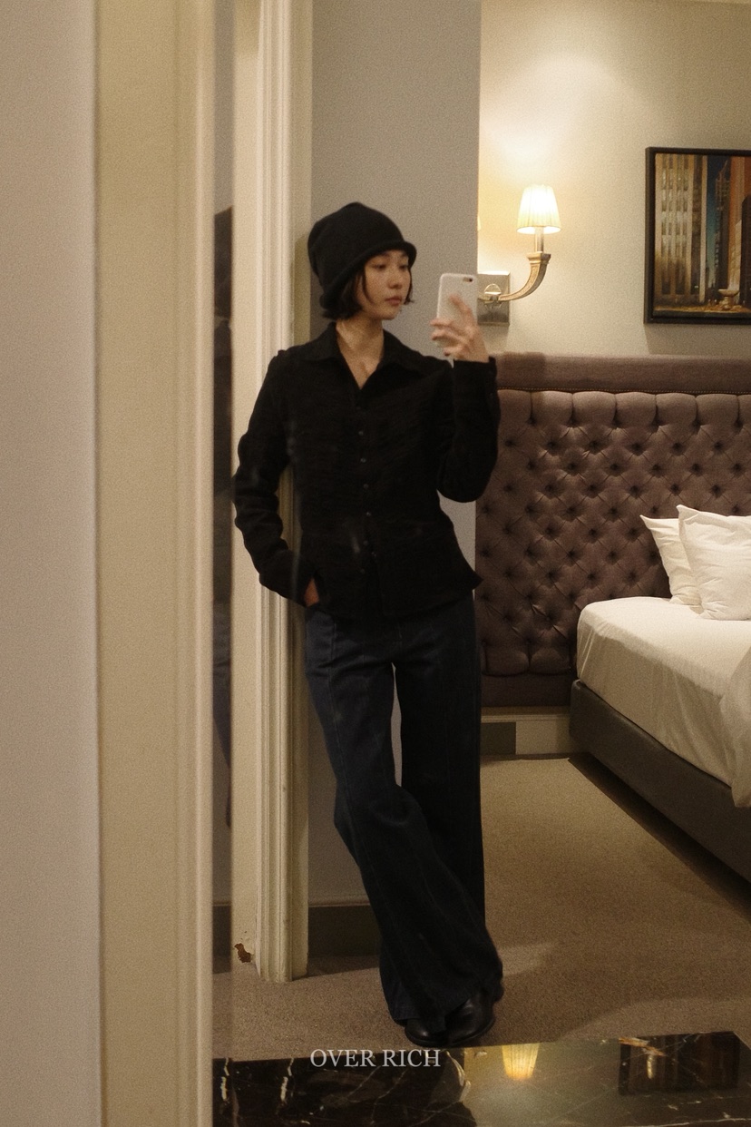 OVER RICH東大門㊣實拍女士新款真品時尚人氣推薦熱賣牛仔褲OVER RICH牛仔褲