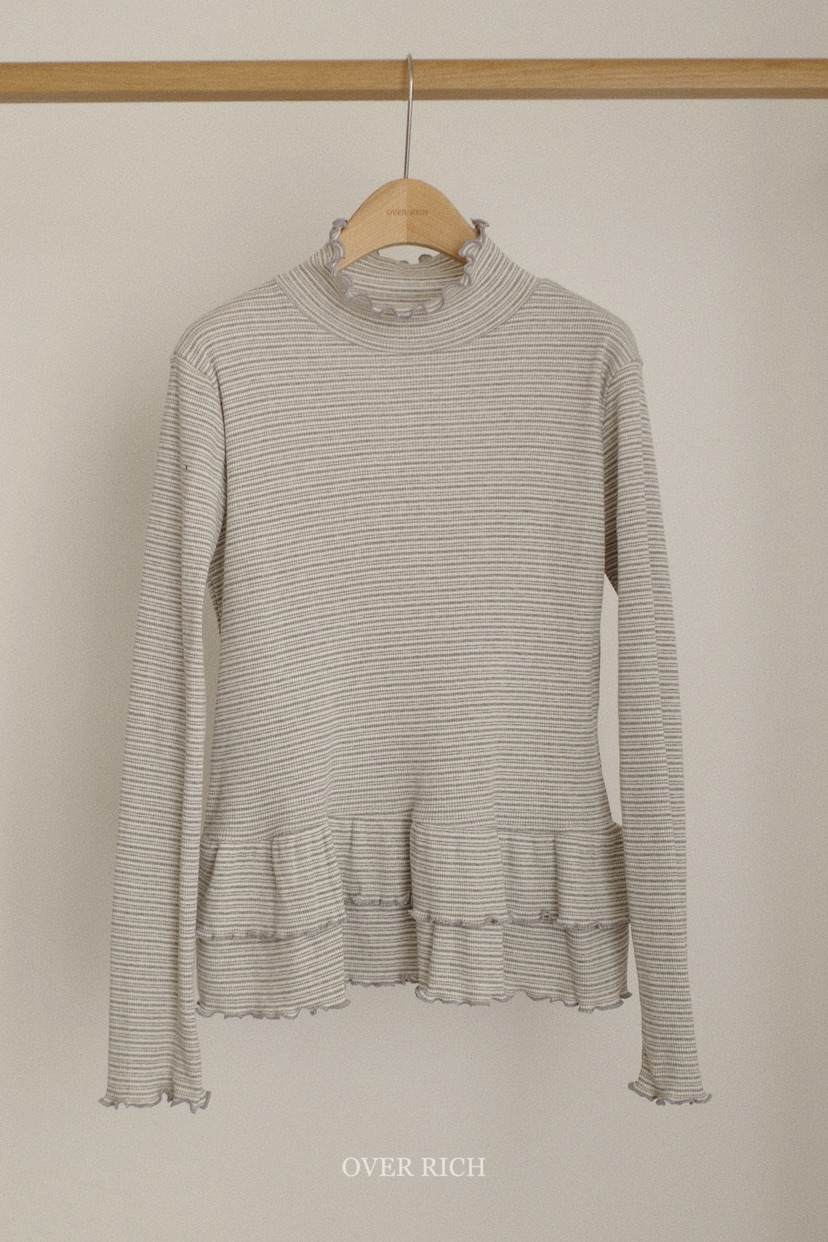 OVER RICH東大門㊣直郵女裝新款25秋冬休閑熱賣推薦長袖T恤OVER RICH長袖T恤圖色2