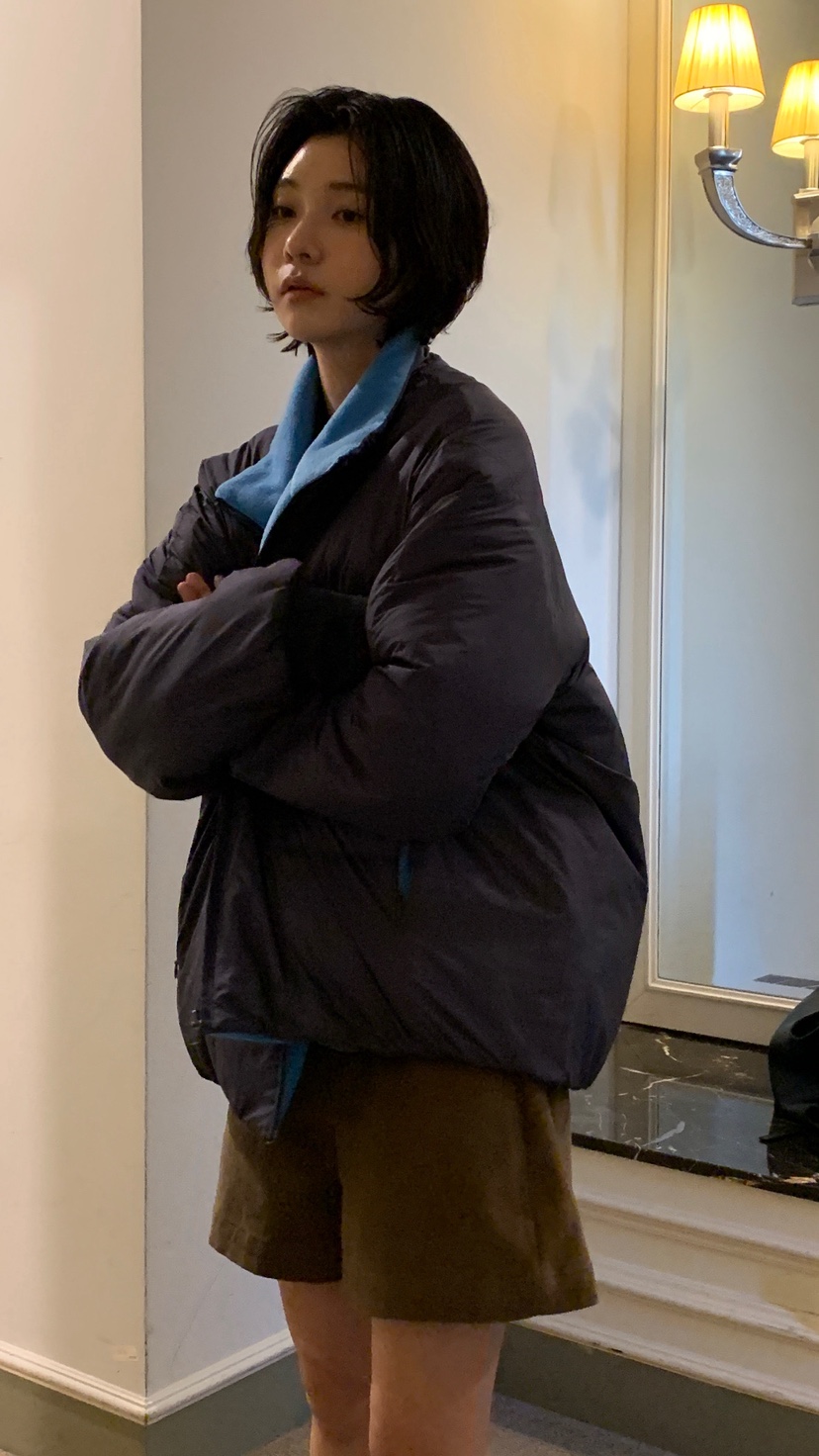 OVER RICH韓國代購㊣女士新品休閑推薦職業夾克兩面穿雙面OVER RICH夾克