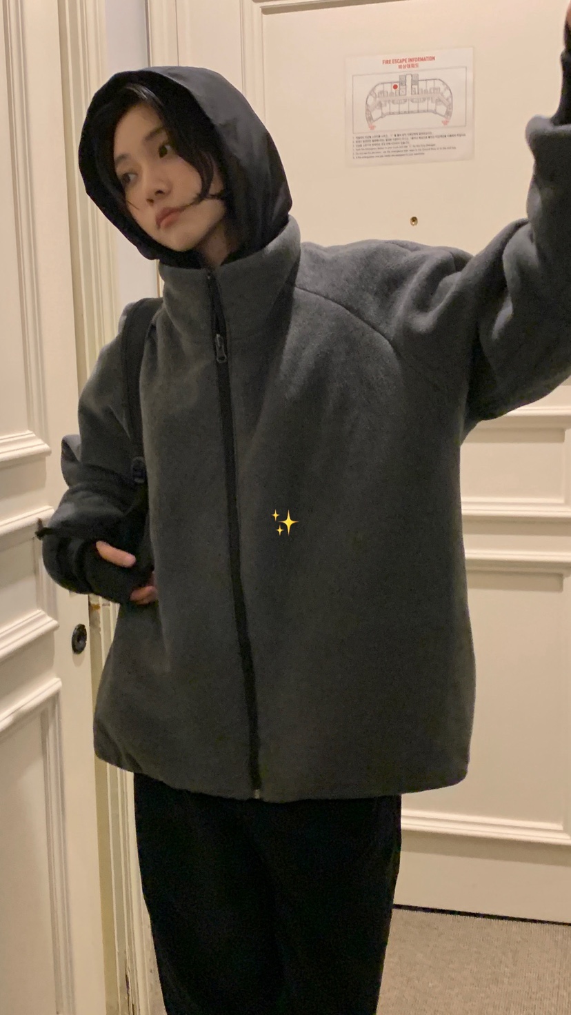 OVER RICH韓國代購㊣女士新品休閑推薦職業夾克兩面穿雙面OVER RICH夾克