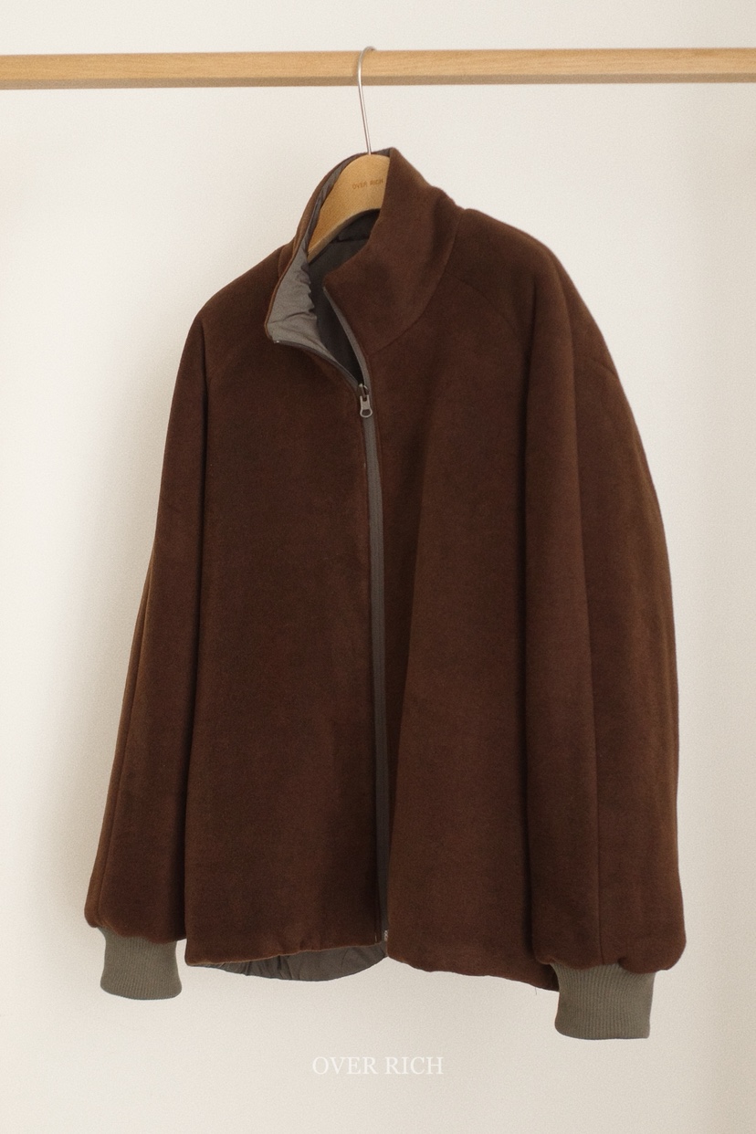 OVER RICH韓國代購㊣女士新品休閑推薦職業夾克兩面穿雙面OVER RICH夾克圖色3