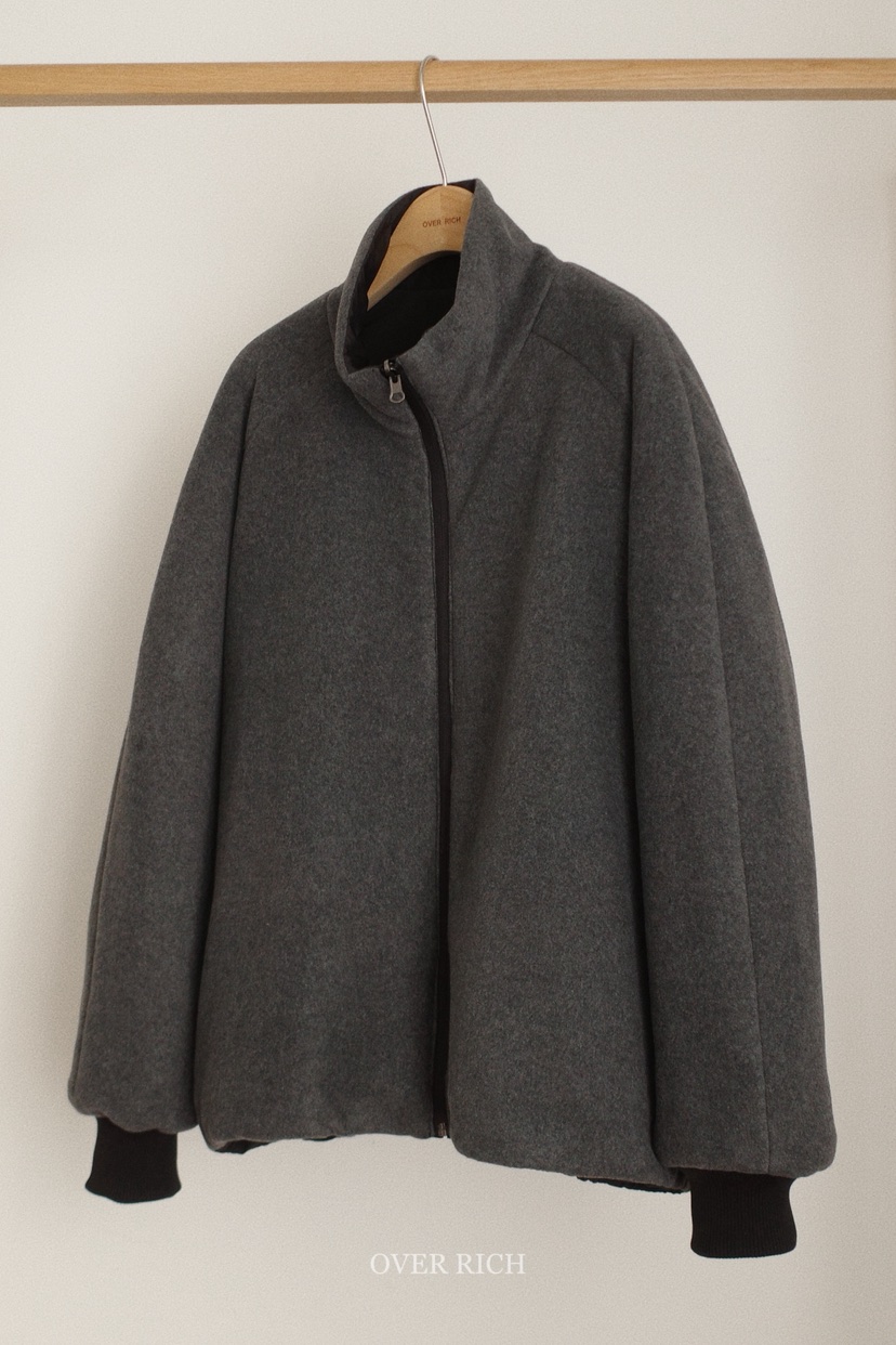OVER RICH韓國代購㊣女士新品休閑推薦職業夾克兩面穿雙面OVER RICH夾克圖色4