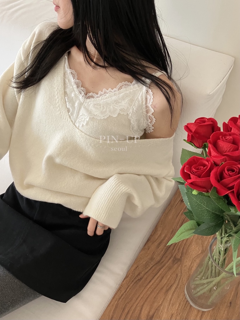 PIN-UP東大門㊣代購女士新品推薦人氣職業時尚真品25秋冬針織衫PIN-UP針織衫