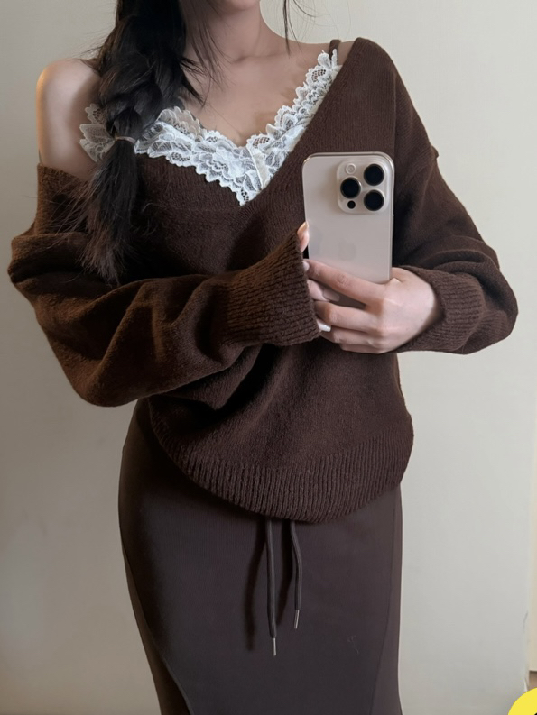 PIN-UP東大門㊣代購女士新品推薦人氣職業時尚真品25秋冬針織衫PIN-UP針織衫