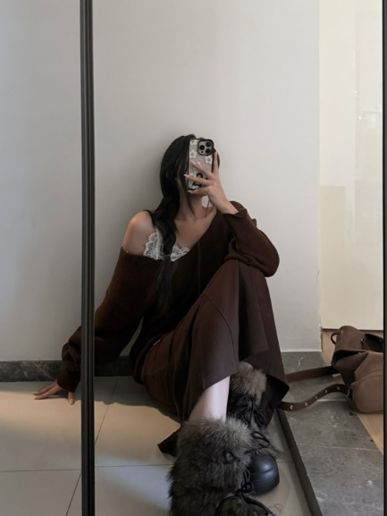 PIN-UP東大門㊣代購女士新品推薦人氣職業時尚真品25秋冬針織衫PIN-UP針織衫