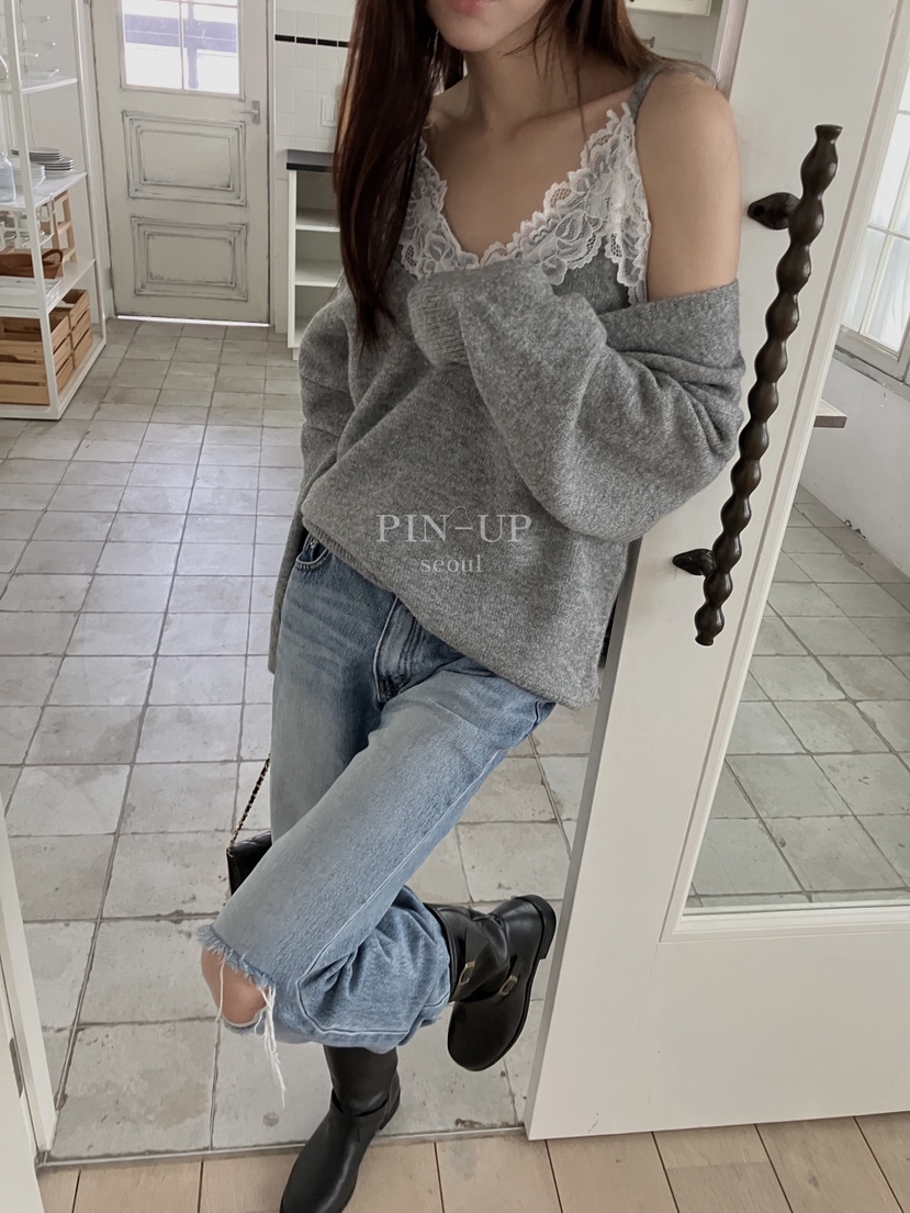 PIN-UP東大門㊣代購女士新品推薦人氣職業時尚真品25秋冬針織衫PIN-UP針織衫