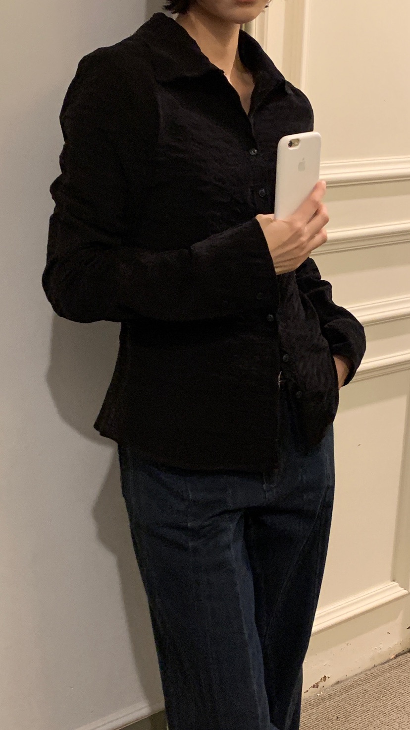 OVER RICH東大門㊣實拍女裝新款推薦熱賣襯衫蕾絲衫燈芯絨OVER RICH襯衫/蕾絲衫