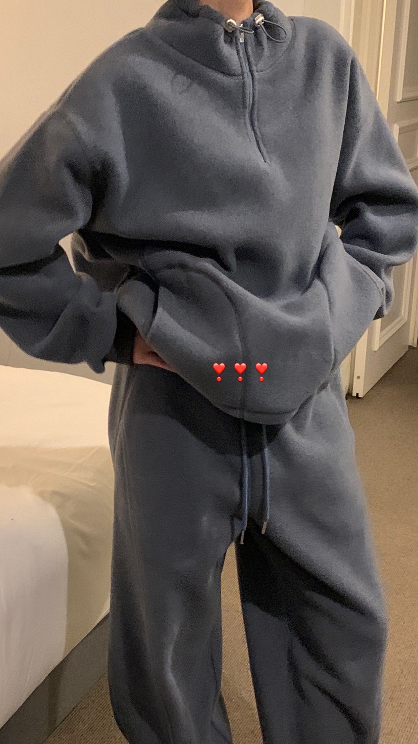 OVER RICH東大門㊣代購女裝新款人氣時尚職業25秋冬衛衣拉鏈OVER RICH衛衣