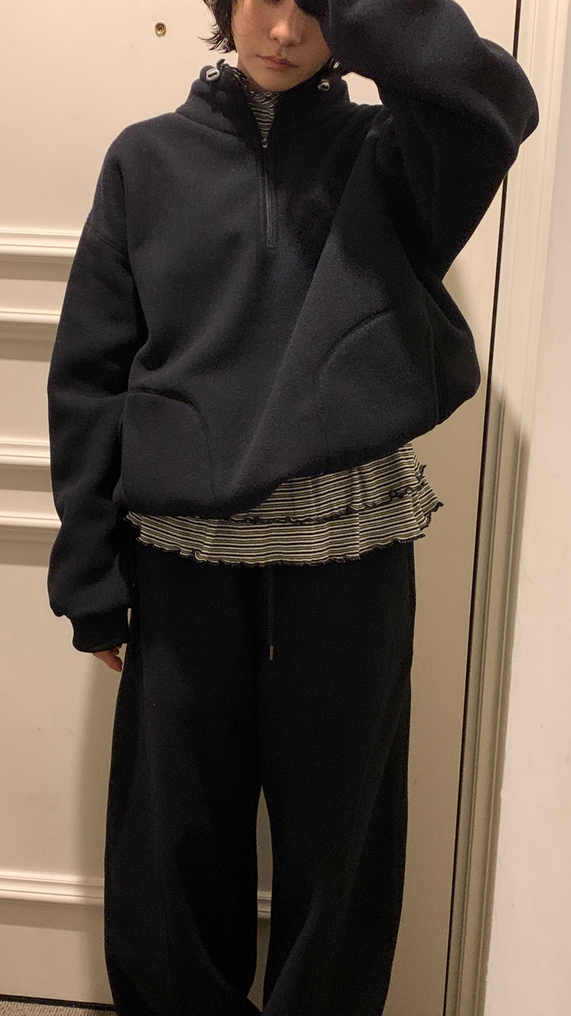 OVER RICH東大門㊣代購女裝新款人氣時尚職業25秋冬衛衣拉鏈OVER RICH衛衣