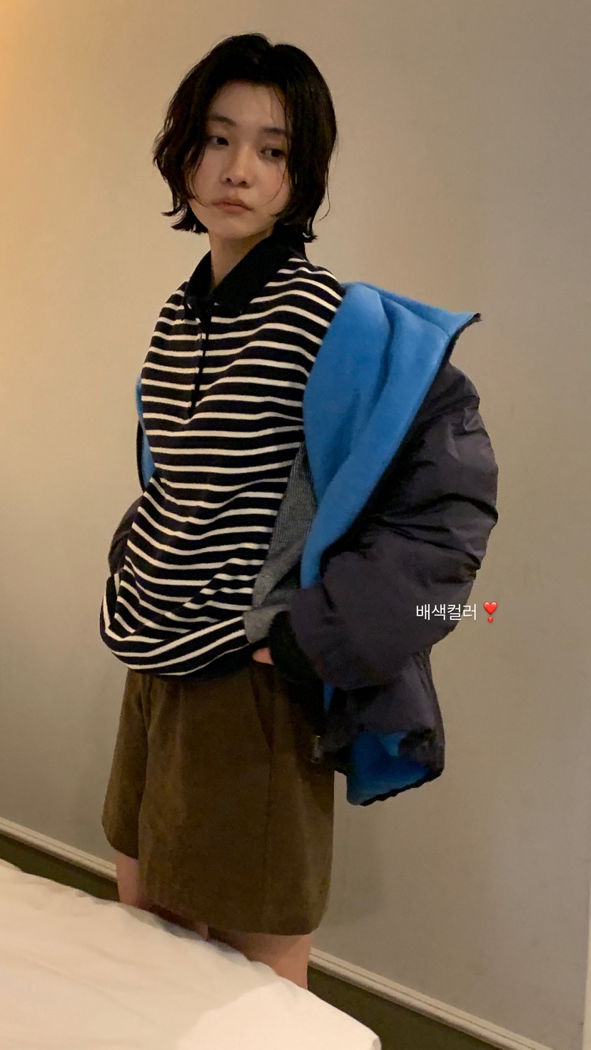 OVER RICH東大門㊣直郵女士新款職業時尚人氣熱賣衛衣條紋OVER RICH衛衣