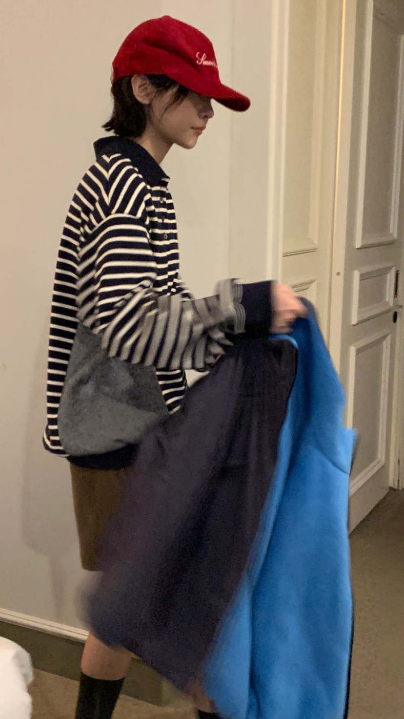 OVER RICH東大門㊣直郵女士新款職業時尚人氣熱賣衛衣條紋OVER RICH衛衣