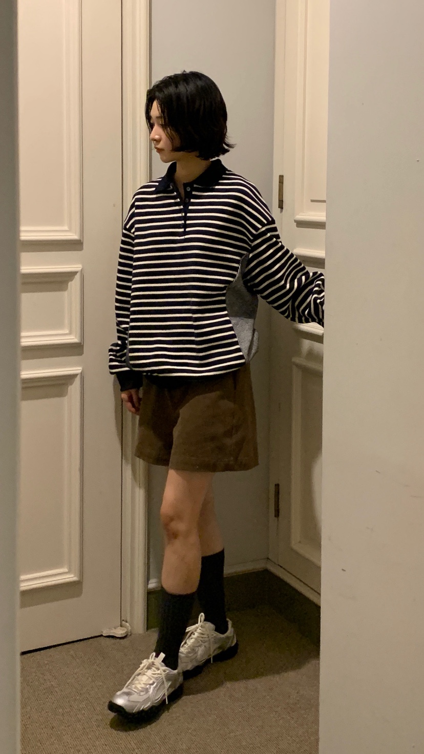 OVER RICH東大門㊣直郵女士新款職業時尚人氣熱賣衛衣條紋OVER RICH衛衣