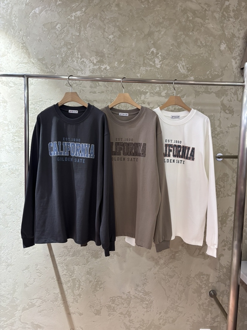PIN-UP東大門㊣實拍女裝新款職業休閑時尚熱賣推薦長袖T恤PIN-UP長袖T恤