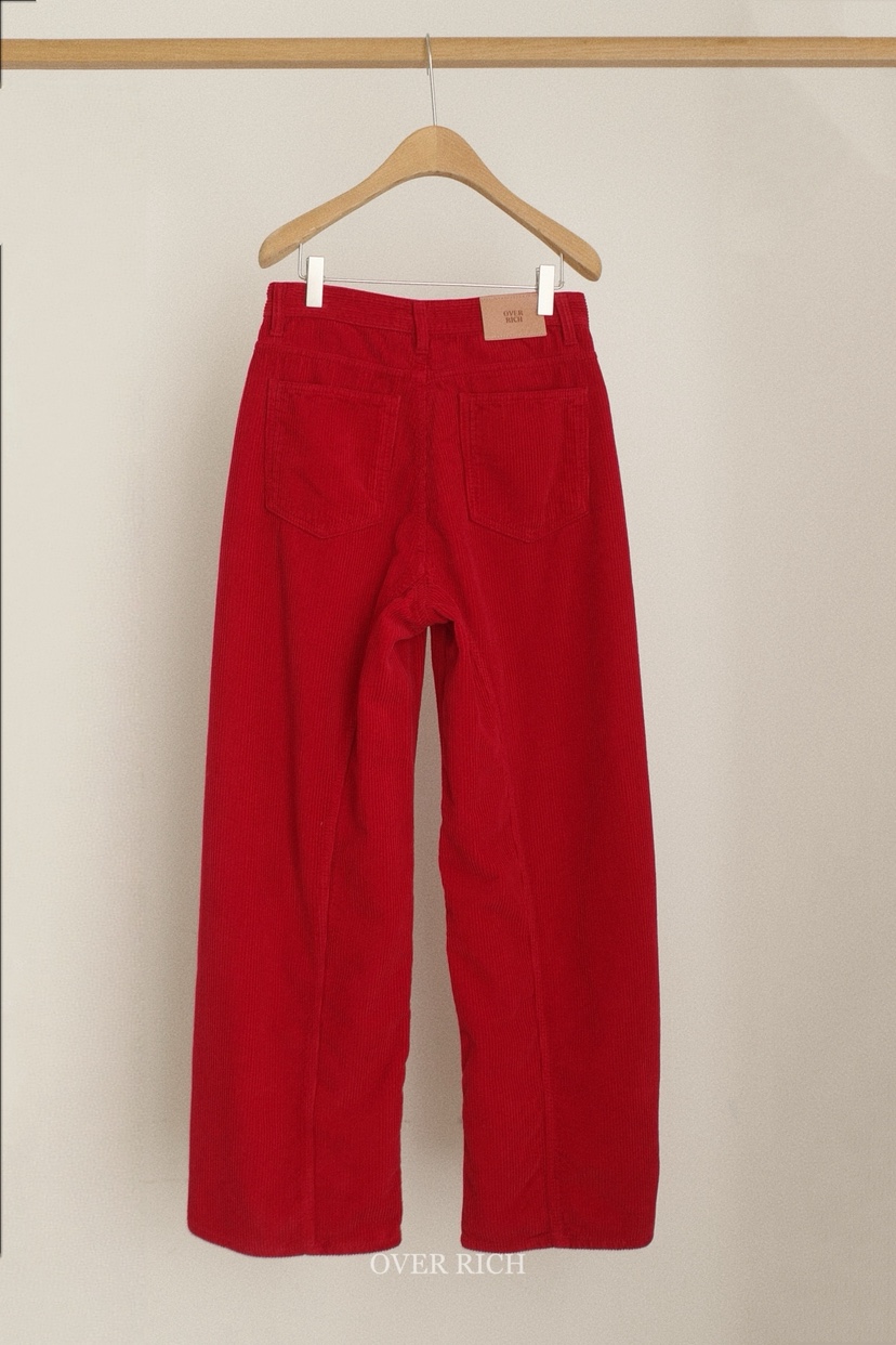 OVER RICH東大門㊣直郵女士新品真品時尚推薦25秋冬休閑褲OVER RICH休閑褲