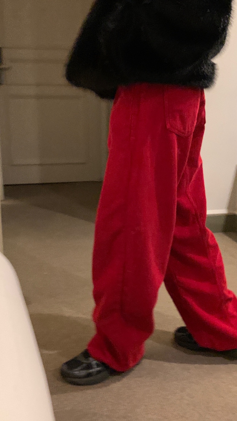 OVER RICH東大門㊣直郵女士新品真品時尚推薦25秋冬休閑褲OVER RICH休閑褲