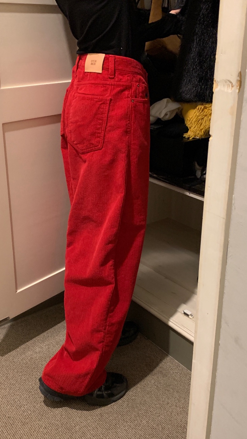 OVER RICH東大門㊣直郵女士新品真品時尚推薦25秋冬休閑褲OVER RICH休閑褲