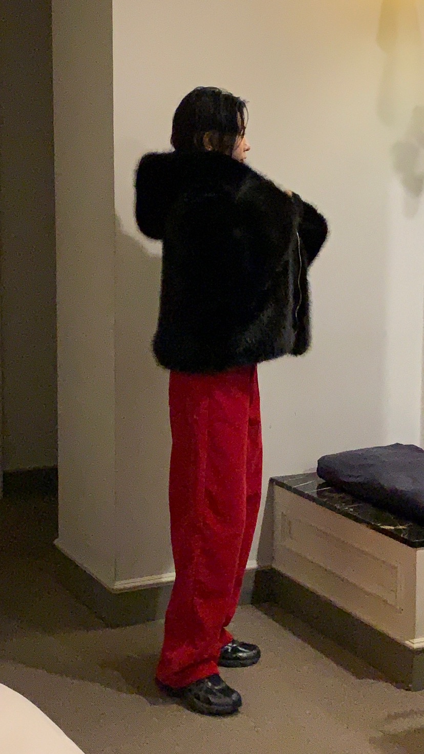 OVER RICH東大門㊣直郵女士新品真品時尚推薦25秋冬休閑褲OVER RICH休閑褲