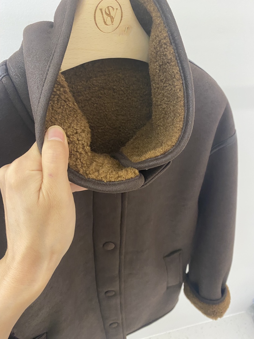 WEAUE SELVAGE東大門㊣實拍女裝新款職業真品推薦短款大衣Weave Selvage短款大衣