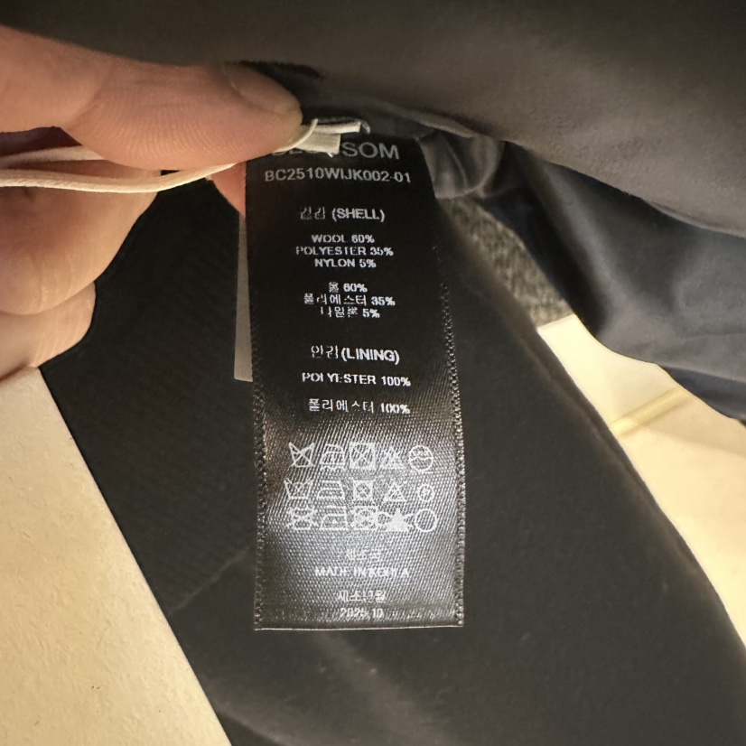 BLOSSOM東大門㊣代購女裝新品人氣25秋冬短款大衣含腰帶兔子寬松BLOSSOM短款大衣