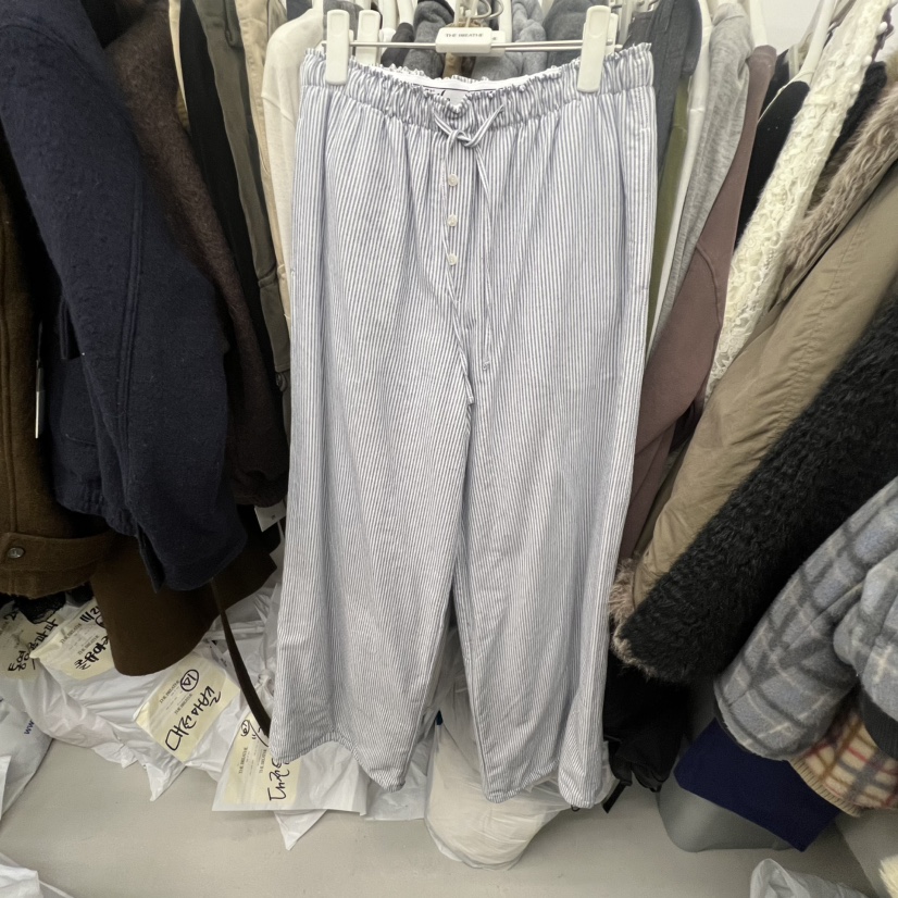 BREATHE東大門㊣實拍女士新品真品熱賣推薦休閑人氣休閑褲條紋BREATHE休閑褲圖色1