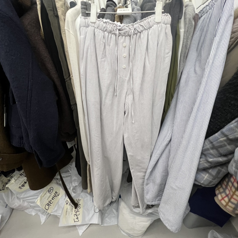 BREATHE東大門㊣實拍女士新品真品熱賣推薦休閑人氣休閑褲條紋BREATHE休閑褲圖色2