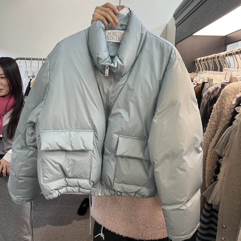 MORE THAN YESTERDAY/LOVE YOU SO MUCH韓國代購㊣女士新品時尚短款羽絨服絨LYSM/MORE THAN YESTERDAY短款羽絨服圖色1