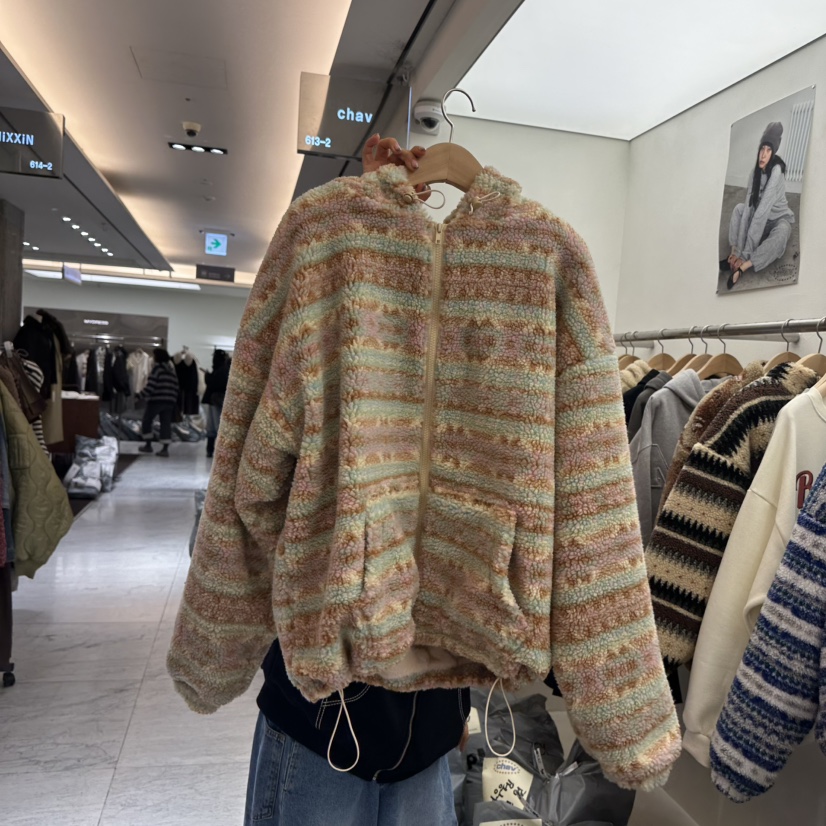 CHAV韓國代購㊣女裝新品熱賣休閑職業真品25秋冬人氣時尚夾克CHAV夾克圖色2