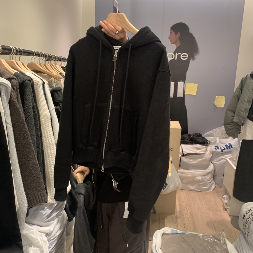 ORMORE東大門㊣實拍女裝新品休閑真品熱賣25秋冬衛衣連帽衫加絨ORMORE衛衣圖色2