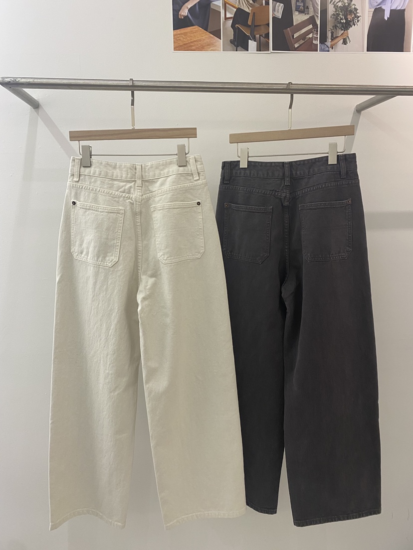 WEAUE SELVAGE東大門㊣代購女士新品職業25秋冬人氣牛仔褲Weave Selvage牛仔褲