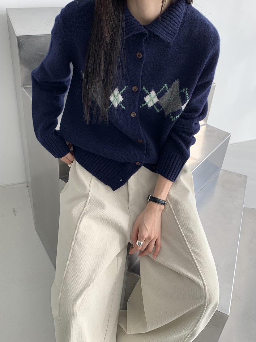 RIVER RAIN東大門㊣代購女裝新款25秋冬人氣真品針織衫羊毛RIVER RAIN針織衫