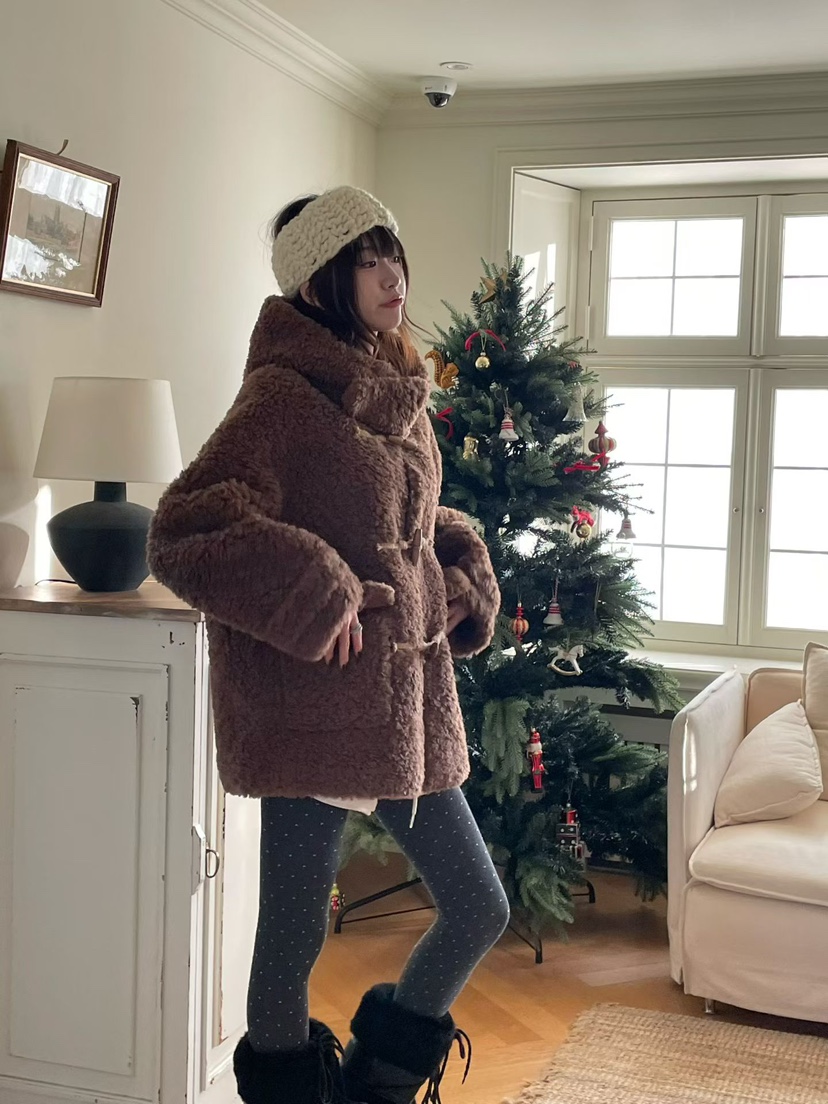 ARANCIA東大門㊣直郵女士新品真品職業休閑25秋冬時尚夾克毛絨ARANCIA夾克