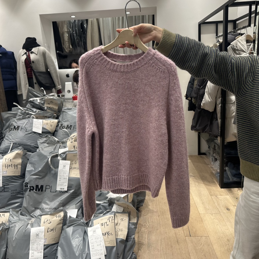 BRUNI/RICOTTA東大門㊣實拍女士新品人氣職業推薦毛衣羊駝BRUNI/RICOTTA毛衣圖色1