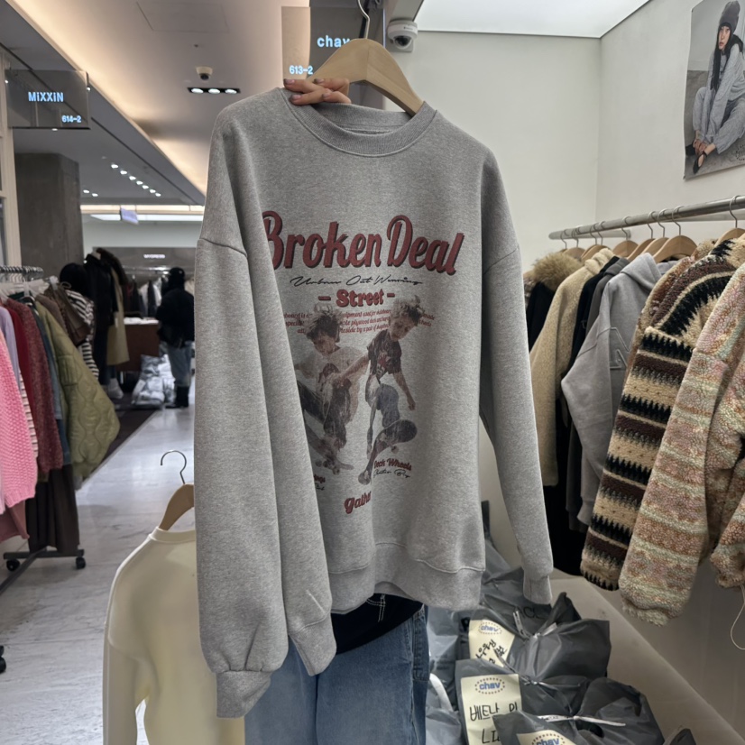 CHAV東大門㊣實拍女士新品人氣推薦真品時尚職業25秋冬衛衣加絨CHAV衛衣圖色2