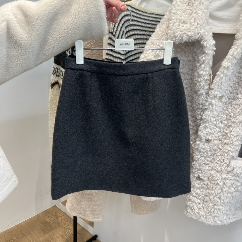 JINSIM韓國直郵㊣女裝新款休閑人氣職業25秋冬推薦時尚短裙JINSIM短裙圖色1