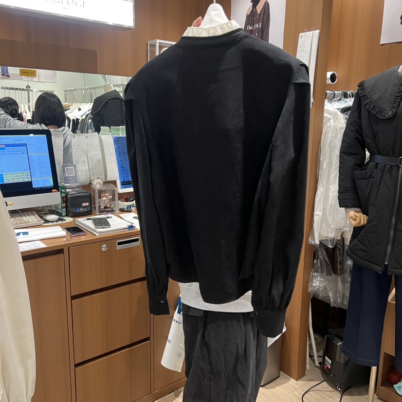 OGI東大門㊣代購女裝新款25秋冬熱賣真品時尚推薦襯衫蕾絲衫FLat OGI襯衫/蕾絲衫