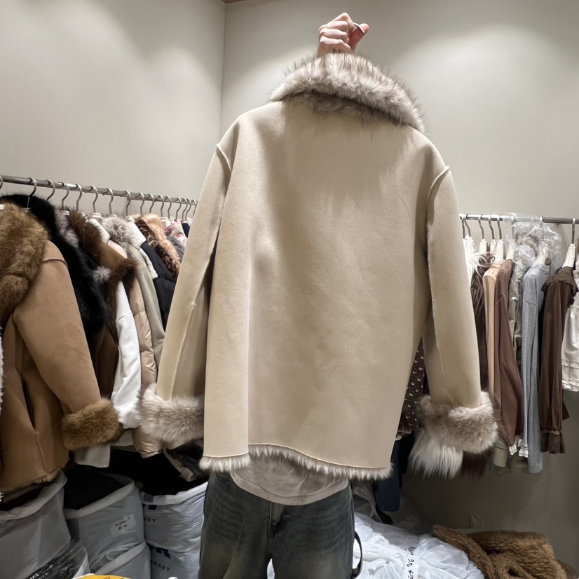 BY FLOW東大門㊣直郵女士新品熱賣推薦職業短款大衣兩面穿BY FLOW短款大衣