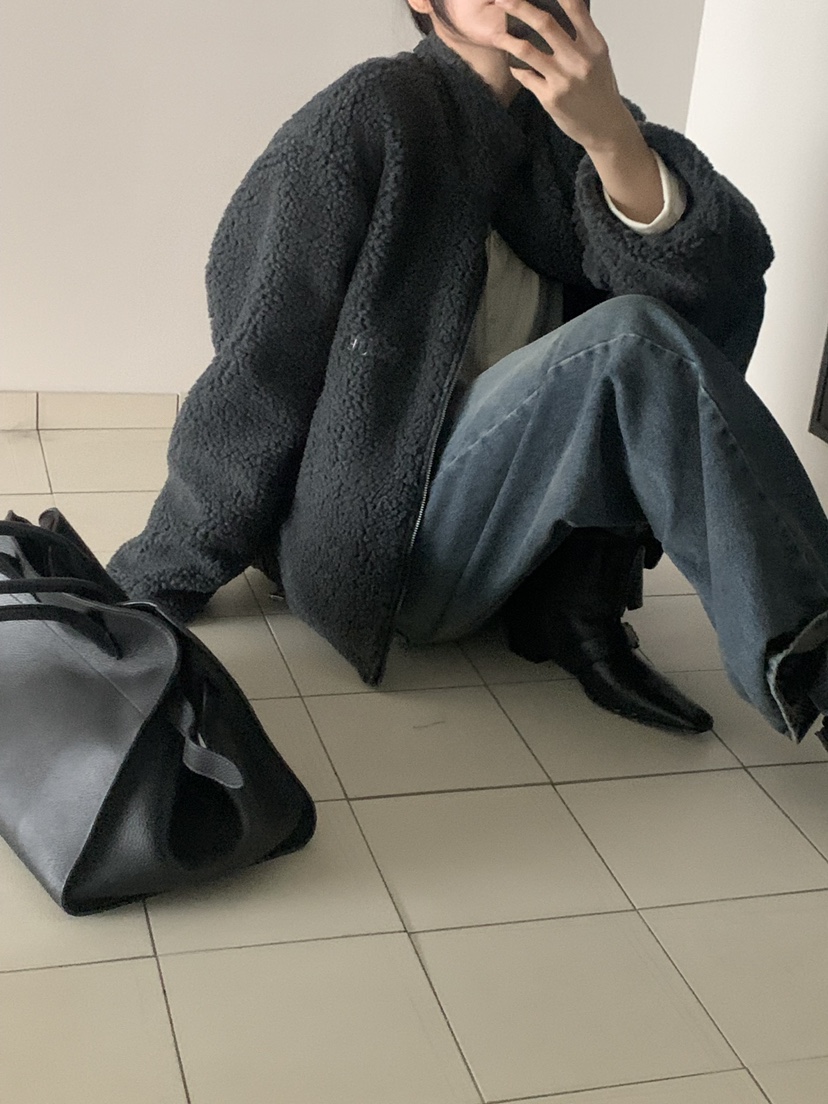 TRUE韓國直郵㊣女裝新品真品熱賣職業推薦25秋冬夾克兩面穿TRUE夾克