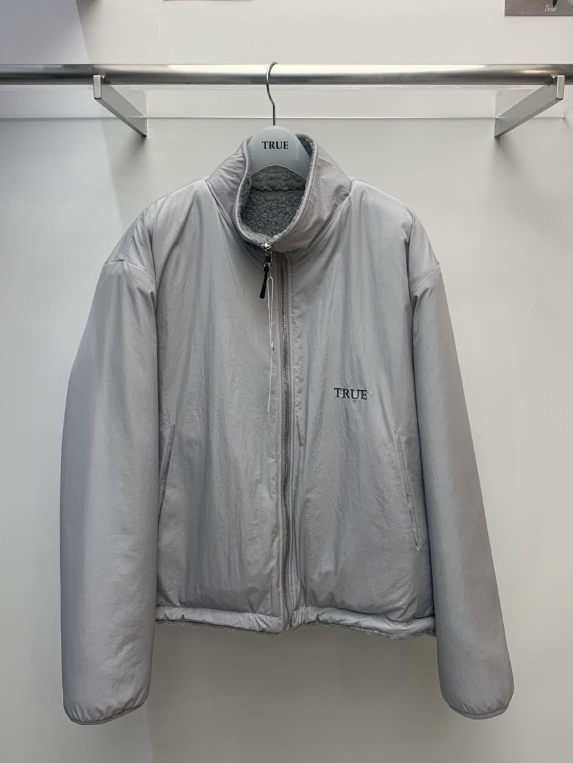 TRUE韓國直郵㊣女裝新品真品熱賣職業推薦25秋冬夾克兩面穿TRUE夾克圖色1