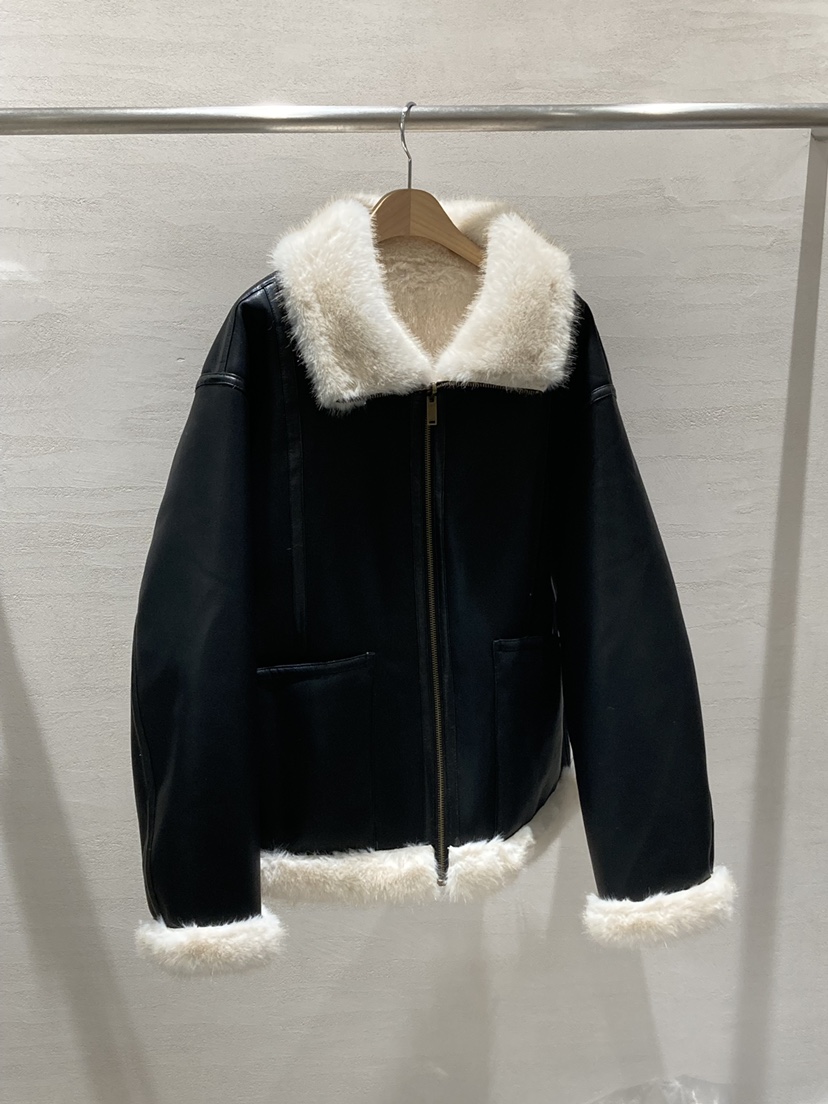 ROUGH韓國代購㊣女裝新款職業推薦熱賣25秋冬人氣夾克里外穿ROUGH夾克圖色1